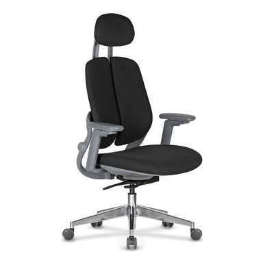 panemor alüminyum ayak gri gövde yönetici koltuğu