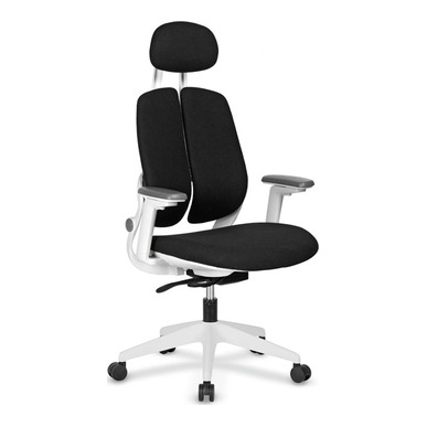 panemor beyaz gövdeli ayarlı kol yönetici koltuğu