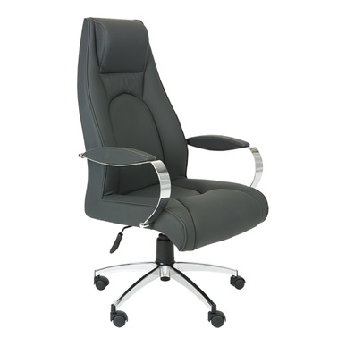 piyeda krom ayaklı makam koltuğu