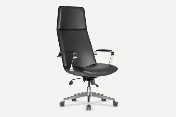 Position Krom Kol Alüminyum Ayak Kumaş ve Derili Yönetici Koltuğu