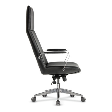 position krom kol alüminyum ayak kumaş ve derili yönetici koltuğu - küçük detay görsel 3