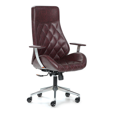 sangkar krom ayaklı makam koltuğu