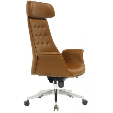 Switch Alüminyum Ayak Kapitoneli Senkron Mekanizma Yönetici Koltuğu - Yönetici Koltukları