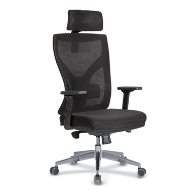 vezada alüminyum ayak  başlıklı yönetici koltuğu