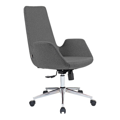 victorio çift kollu krom yıldız ayaklı müdür koltuğu