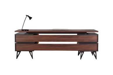 apia ahşap makam masası 200cm