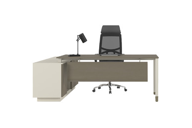 Aveon Etajerli Ofis Masası 200cm - küçük detay görsel 3 - Yönetici Masaları