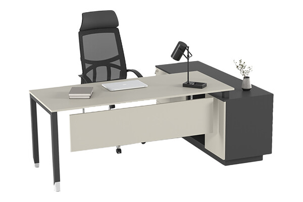 aveon etajerli ofis masası 220cm