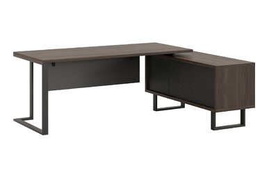 Bondo Etajerli Yönetici Masa 228cm - küçük detay görsel 2 - Yönetici Masaları