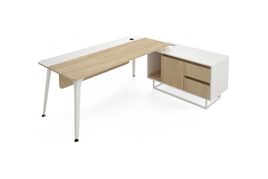 Centra Sol Etajerli Personel Masası 220cm