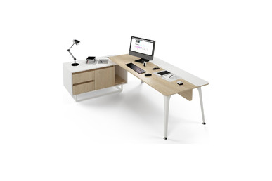 Centra Sol Etajerli Personel Masası 220cm