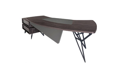 Coral Etajerli Yönetici Masası 245Cm - küçük detay görsel 2 - Yönetici Masaları