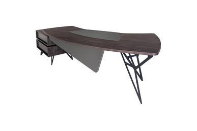 Coral Etajerli Yönetici Masası 265cm - küçük detay görsel 2 - Yönetici Masaları