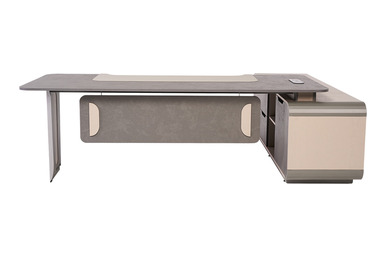 Crystal Etajerli Yönetici Masası - küçük detay görsel 3 - Yönetici Masaları