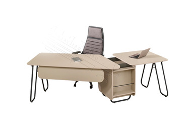 Darly S Serisi Kesonlu Yönetici Masası - Yönetici Masaları