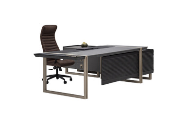 Descon Çift Metal Ayaklı Makam Masası - Yönetici Masaları