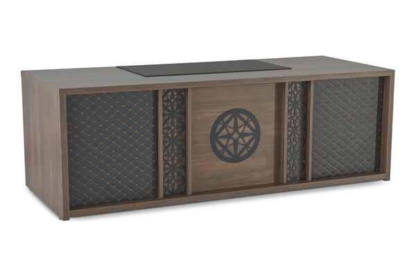 elevon motifli yönetici çalışma masası