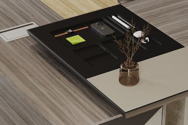 Fomen Etajerli Yönetici Masası - küçük detay görsel 3 - Yönetici Masaları