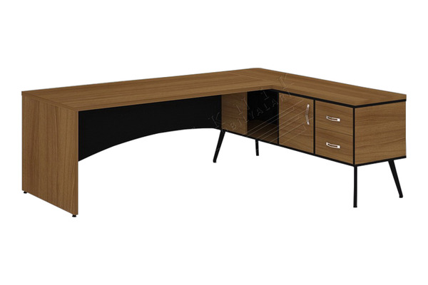 fuerza yönetici masası 220cm - küçük detay görsel 2