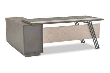 garneta metal ayaklı yönetici masası