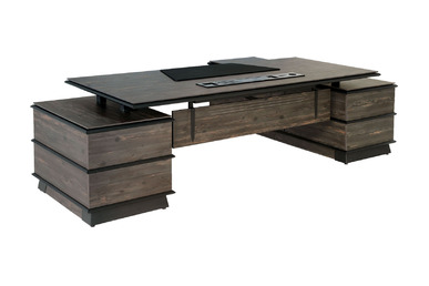 Geladenil Dekoratif Etajerli Yönetici Masası - Yönetici Masaları