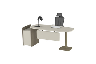 Karmil Sağ Kesonlu Yönetici Masası 180cm - Yönetici Masaları