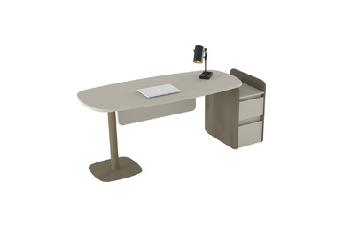 Karmil Sağ Kesonlu Yönetici Masası 200cm - küçük detay görsel 2 - Yönetici Masaları