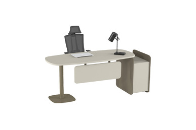 Karmil Sol Kesonlu Yönetici Masası 160cm - Yönetici Masaları