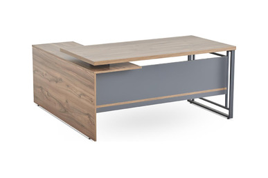 Kong Etajerli Müdür Masası 160cm - Yönetici Masaları