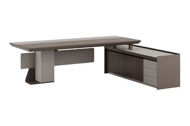 Lonera Etajerli Metal Ayaklı Yönetici Masası - küçük detay görsel 2 - Yönetici Masaları