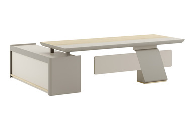 Lonera Etajerli Metal Ayaklı Yönetici Masası - küçük detay görsel 2 - Yönetici Masaları