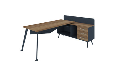 Nila Yönetici Masası 180cm - küçük detay görsel 2 - Yönetici Masaları