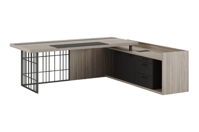 Norm Metal Ayaklı Yönetici Masası 270Cm - küçük detay görsel 3 - Yönetici Masaları