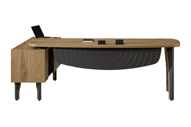 Novoza Etajerli Yönetici Masası 220cm - Yönetici Masaları