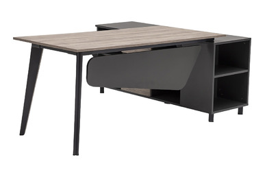 panaweplus raf detaylı etajerli yönetici masası 165cm