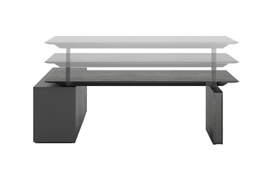 Panokato Etajerli Yönetici Masası 200cm - küçük detay görsel 6 - Yönetici Masaları