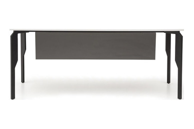 passe antrasit metal ayaklı personel masası 180cm