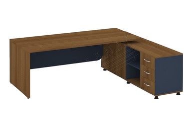 Peral Yönetici Ofis Masası 200cm - küçük detay görsel 2 - Yönetici Masaları