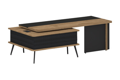 podium özel tasarım makam masası  250cm