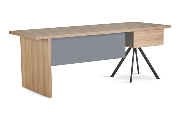 riddle metal ayaklı müdür masası