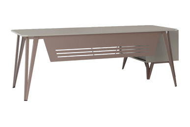 Sable Metal Profil Ayaklı Yönetici Masası 205cm