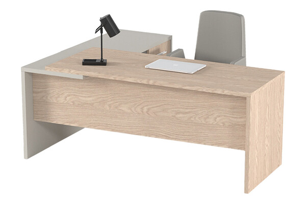 sadul plus sağ etajerli yönetici masası 200cm