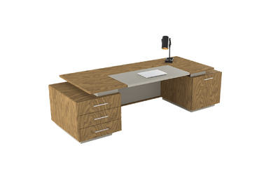 Soventra Yönetici Çalışma Masası 240cm - küçük detay görsel 3 - Yönetici Masaları