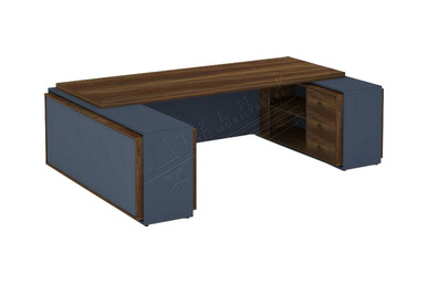 Theori Etajerli Yönetici Masası - küçük detay görsel 3 - Yönetici Masaları