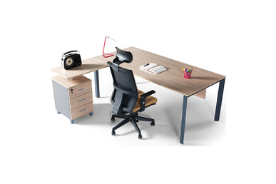 Trust Etajerli Masa 120cm - küçük detay görsel 2 - Yönetici Masaları