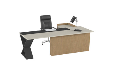 venom plus etajerli ofis masası 220cm