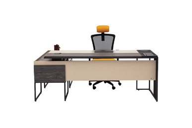 Vikos Yönetici Çalışma Masası 200cm - küçük detay görsel 2 - Yönetici Masaları