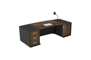 Wenera Ahşap Yönetici Masası 240cm - küçük detay görsel 2 - Yönetici Masaları