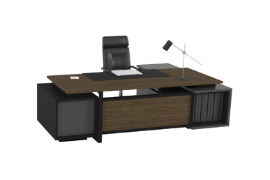 zayra etajerli yönetici çalışma masası 260cm