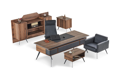 altevo modern metal ayaklı yönetici takımı